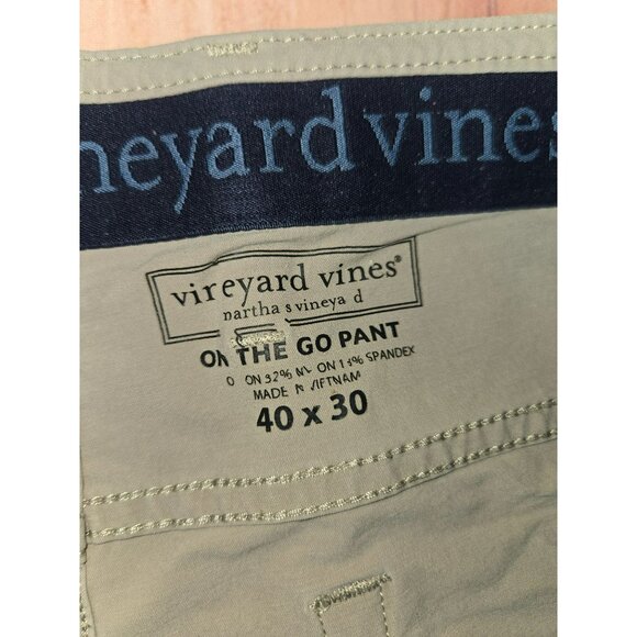 Vineyard Vines Mens On-The-Go Pants Size 40x30 - Picture 4 of 8